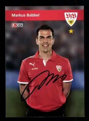 Markus Babbel Autogrammkarte VfB Stuttgart 2008-09 Original Signiert