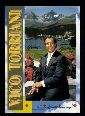 Vico Torriani Autogrammkarte Original Signiert ## BC 164910