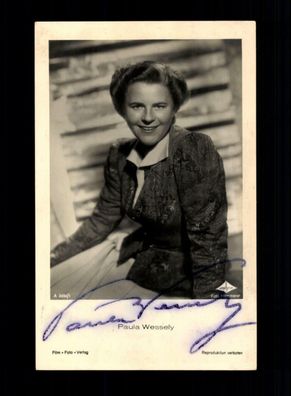 Paula Wessely Film Foto Verlag Autogrammkarte Original Signiert # BC 140674