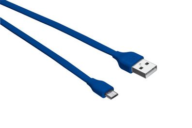 Trust Urban Revolt 20136 1m Micro-USB A USB A Mannlich Mannlich Blau USB Kabel