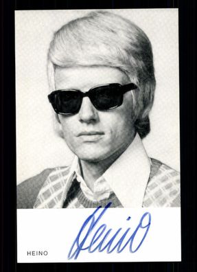 Heino Autogrammkarte Original Signiert ## BC 54493