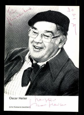 Oscar Heiler Autogrammkarte Original Signiert # BC 58857