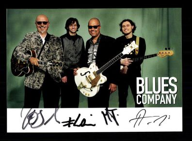 Blues Company Autogrammkarte Original Signiert ## BC 105844