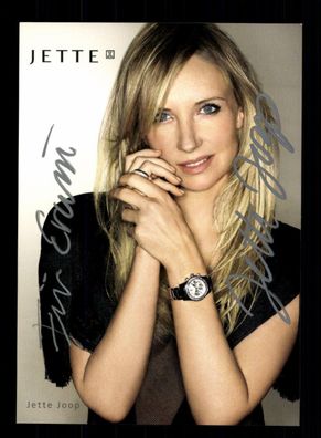 Jette Joop Autogrammkarte Original Signiert # BC 110044