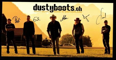 Dusty Boots Autogrammkarte Original Signiert ## BC G 12976