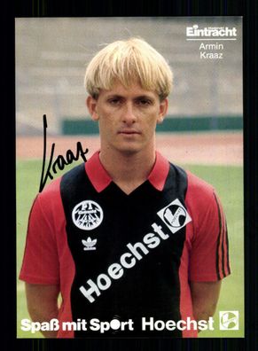 Armin Kraaz Autogrammkarte Eintracht Frankfurt 1986-87 Original Signiert