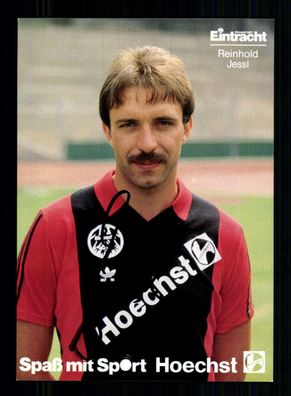 Reinhold Jessl Autogrammkarte Eintracht Frankfurt 1986-87 Original Signiert