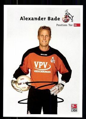 Alexander Bade 1. FC Köln 2002/03 Autogrammkarte + A 63748