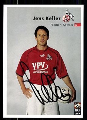 Jens Keller 1. FC Köln 2001/02 Autogrammkarte + A 63784