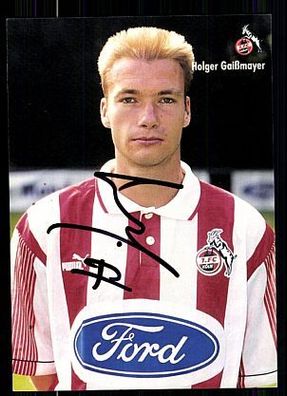 Holger Gaißmayer 1. FC Köln 1995-96 Autogrammkarte + A 63909