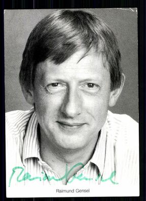 Raimung Gensel ( + ) Lindenstrasse Autogrammkarte Original Signiert TOP## BC 1548