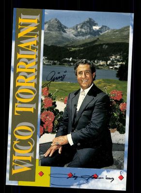 Vico Torriani Autogrammkarte Original Signiert ## BC 104264