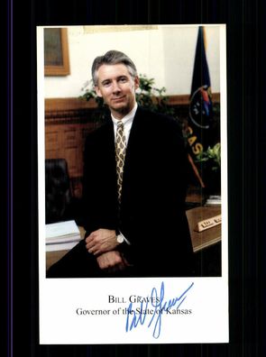 Bill Graves Autogrammkarte Original Signiert ## BC 57071