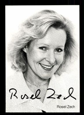Rosel Zech Autogrammkarte Original Signiert # BC 58211
