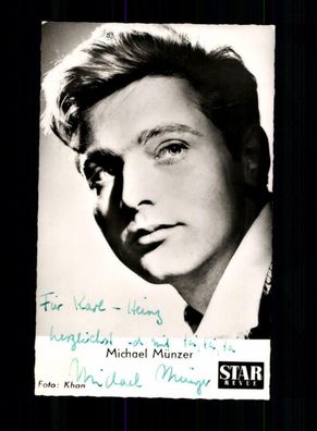Michael Münzer Star Revue Autogrammkarte Original Signiert # BC 142041