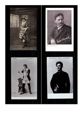 12 Alte Postkarten Schauspieler / innen aus der 20er Jahre + K 42