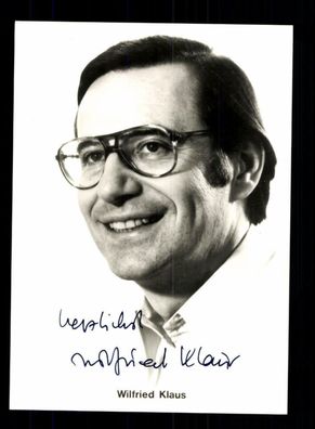 Wilfried Klaus Rüdel Autogrammkarte Original Signiert # BC 117668