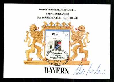 Christian Schwarz-Schilling Autogrammkarte Original Signiert ## BC G 14487