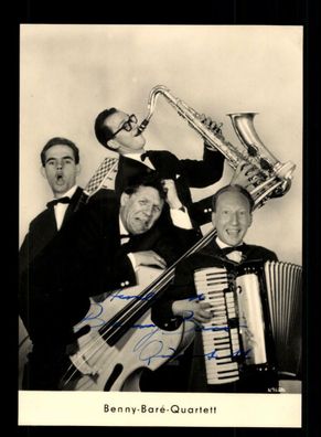 Benny Bare Quartett Autogrammkarte Original Signiert ## BC 116748