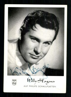Willy Hagara Autogrammkarte Original Signiert # BC 143339