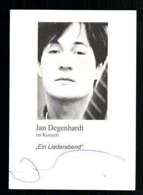 Jan Degenhardt Autogrammkarte Original Signiert # BC 143418