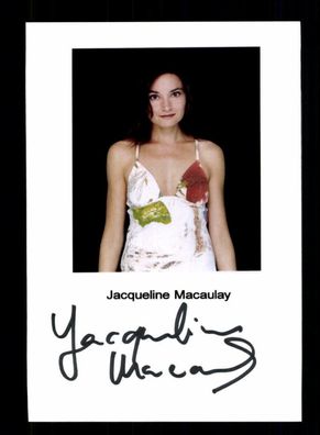 Jacqueline Macaulay Autogrammkarte Original Signiert ## BC 144615