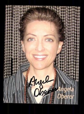 Angela Oberer Autogrammkarte Original Signiert ## BC 144727