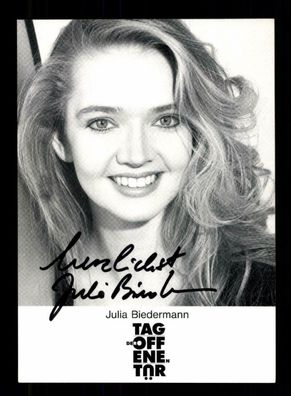 Julia Biedermann Autogrammkarte Original Signiert ## BC 144787