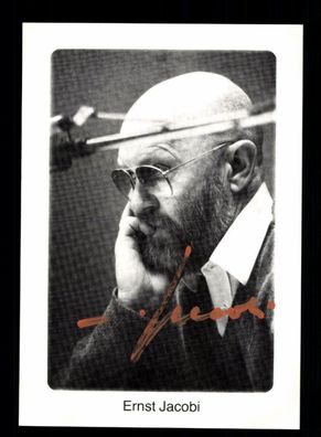 Ernst Jacobi Autogrammkarte Original Signiert ## BC 145317