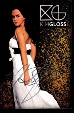 Kim Gloss Autogrammkarte Original Signiert Model ## BC 145563