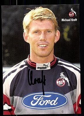 Michael Kraft 1. FC Köln 1995/96 Autogrammkarte + A 63914