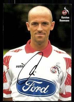 Karsten Baumann 1. FC Köln 1996/97 Autogrammkarte+ A 63884