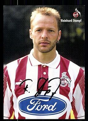 Reinhard Stumpf 1 FC Köln 1995-96 Autogrammkarte + A 63920
