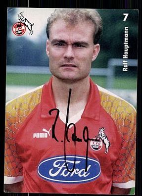 Ralf Hauptmann 1 FC Köln 1997-98 Autogrammkarte + A 63870