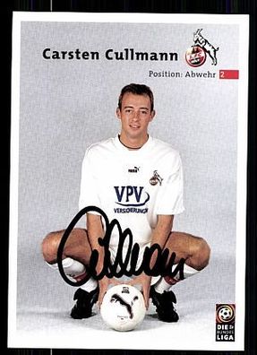 Carsten Cullmann 1 FC Köln 2000-01 Autogrammkarte + A 63799