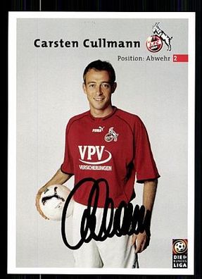 Carsten Cullmann 1. FC Köln 2001-02 Autogrammkarte + A 63777