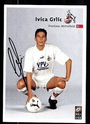 Ivica Grlic 1. FC Köln 2000/01 Autogrammkarte + A 63807