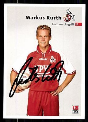 Markus Kurth 1. FC Köln 2002/03 Autogrammkarte + A 63763
