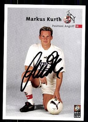 Markus Kurth 1. FC Köln 2000/01 Autogrammkarte + A 63814