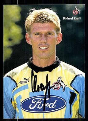 Michael Kraft 1. FC Köln 1994-95 Autogrammkarte + A 63936