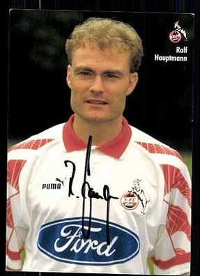 Ralf Hauptmann 1. FC Köln 1996-97 Autogrammkarte + A 63895