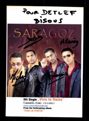 Saragoz Autogrammkarte Original Signiert ## BC 145779