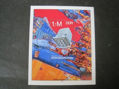 DDR MiNr. 2313 Block 52 gestempelt (Y 377)