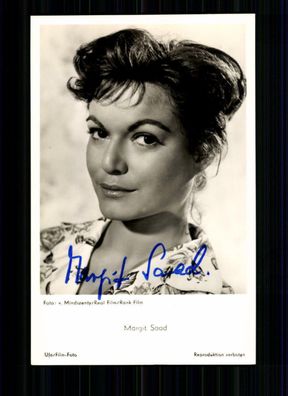 Margit Saad UFA Autogrammkarte Original Signiert TOP## BC 870