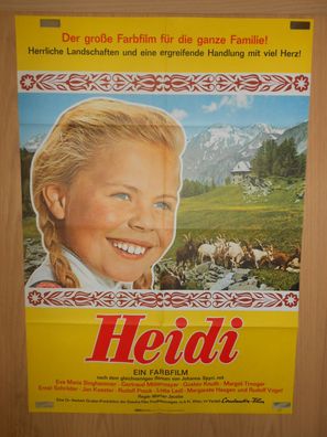 Heidi Gustav Knut Margot Trooger Rudolf Vogel Filmplakat 60x80cm gefaltet