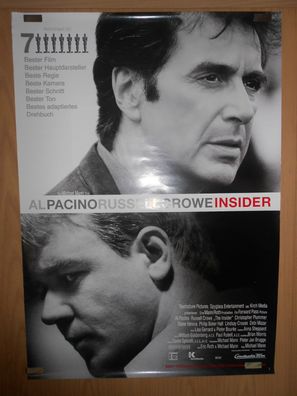 THE Insider AL PACINO Russell CROWE Filmplakat 60x80 cm