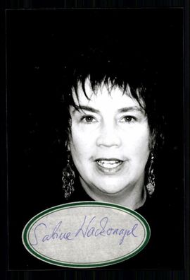 Sabine Wackernagel Foto Original Signiert ## BC 22189