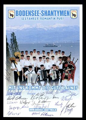 Bodensee Shantymen Autogrammkarte Original Signiert ## G 24859
