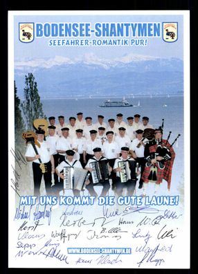Bodensee Shantymen Autogrammkarte Original Signiert ## G 24860