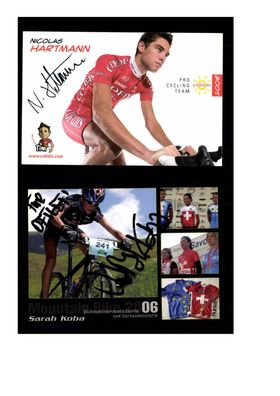 12 Autogrammkarten Radsport Original Signiert ## K 617